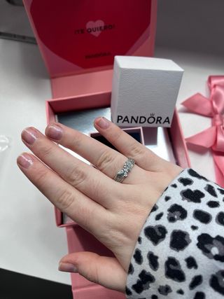 Anillo Pandora Mariposa Plata