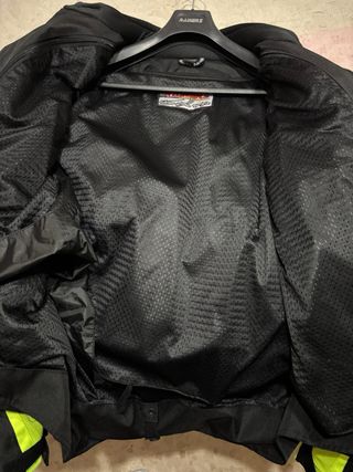 Chaqueta Moto Raiders Negra y Flúor