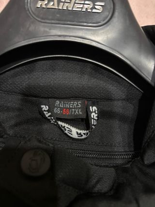 Chaqueta Moto Raiders Negra y Flúor