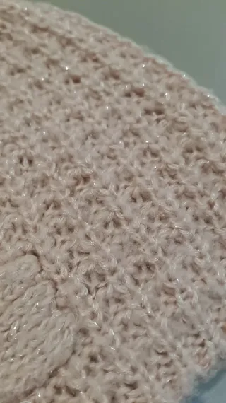 Berretto bambina con fiocco