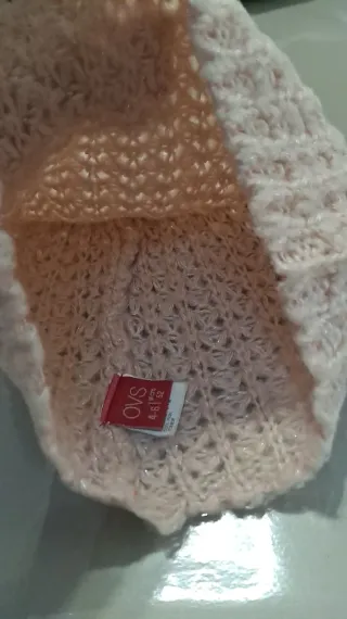 Berretto bambina con fiocco