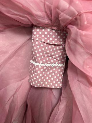 Traje de flamenca rosa lunares