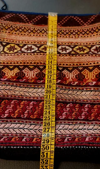 Bolso tejido multicolor