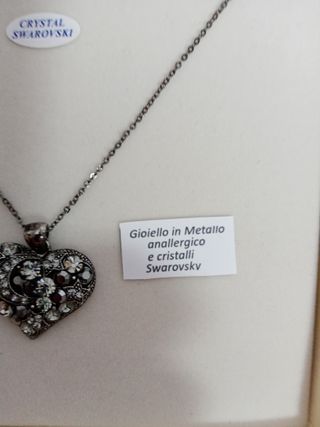 Collana con ciondolo a cuore