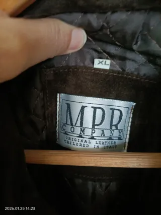 Giacca uomo in pelle scamosciata marrone