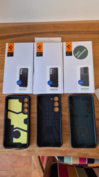 Fundas Spigen Samsung S23 y Protectores pantalla