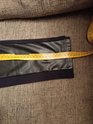 Pantalón Cuero Mujer Negro Talla M-L