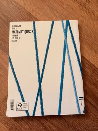 Matemàtiques 3r d'ESO LA FQLCP (Projecte Fem qu...