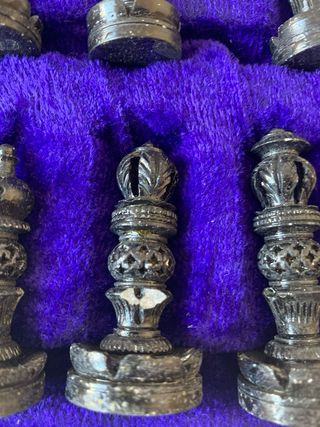 Juego Ajedrez Vintage Mármol