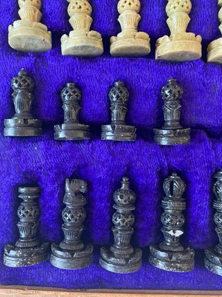 Juego Ajedrez Vintage Mármol