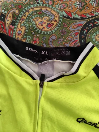 Maillot Ciclismo Strava Gran Fondo Amarillo