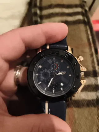 Reloj LIGE Hombre Correa Piel Multifunción
