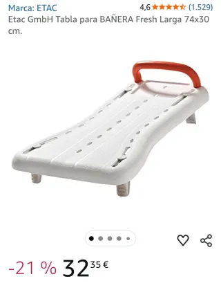 Tabla para Bañera Marca Etac