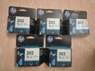 Tintas HP 302 Tricolor (Pack 5)