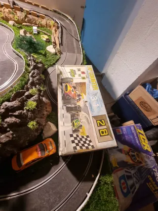 Scalextric  Lote de piezas antiguas