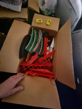 Scalextric  Lote de piezas antiguas