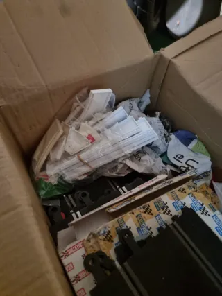 Scalextric  Lote de piezas antiguas