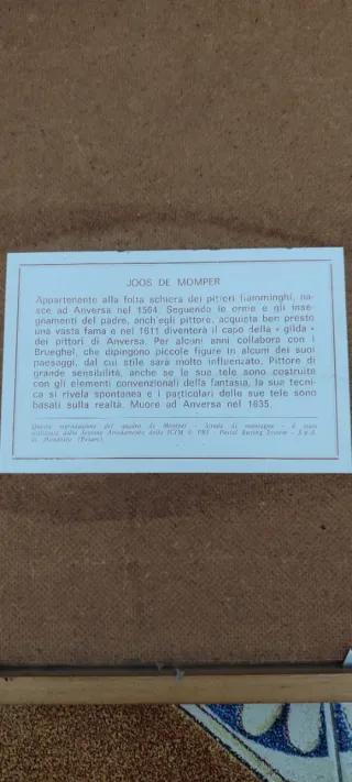 2Quadro antico paesaggio con figure