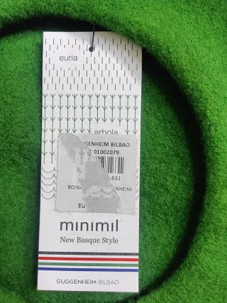 Boina verde para chica