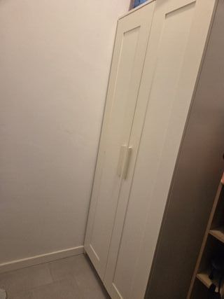 Armario BRIMNES 2 puertas blanco 78x190 cm