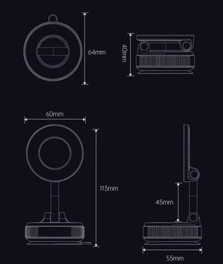 Soporte magnético para teléfono