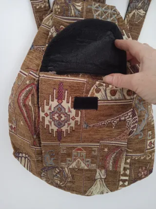 Bolso mochila estampado nuevo