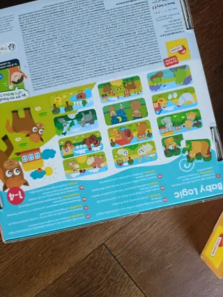 2 Puzzle Baby Lisciani 1-4 Anni