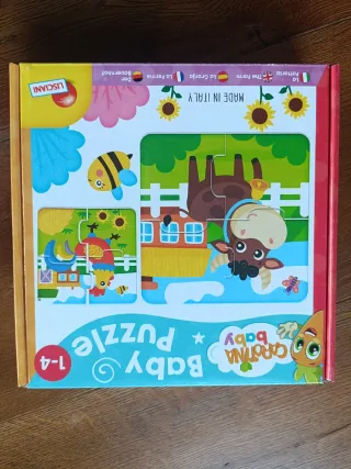 2 Puzzle Baby Lisciani 1-4 Anni