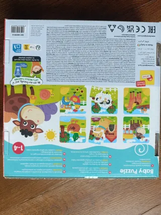 2 Puzzle Baby Lisciani 1-4 Anni
