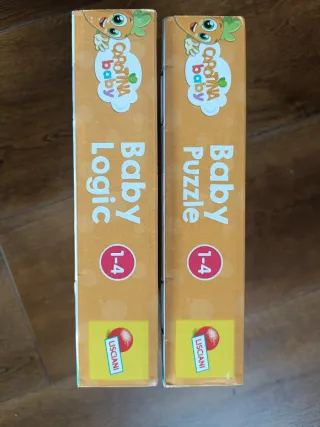 2 Puzzle Baby Lisciani 1-4 Anni