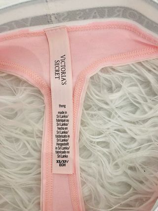 Tanga Victoria's Secret Rosa Talla XS, S y M