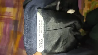 Americana y Pantalón Traje Negro/Azul