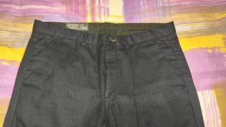 Americana y Pantalón Traje Negro/Azul