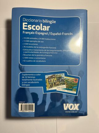 Diccionario Escolar Français-Espagnol / Español...