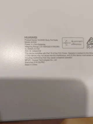 Báscula Inteligente Huawei