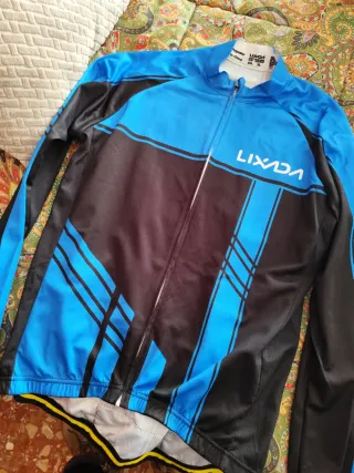 Conjunto Maillot/ pantalón Ciclismo Azul Talla 2XL