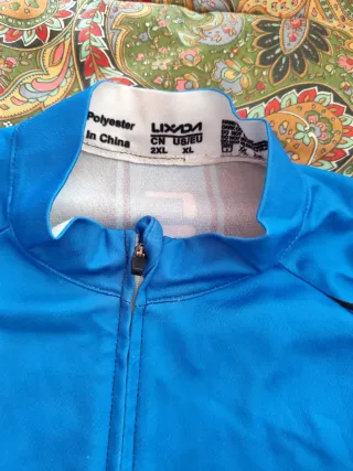 Conjunto Maillot/ pantalón Ciclismo Azul Talla 2XL