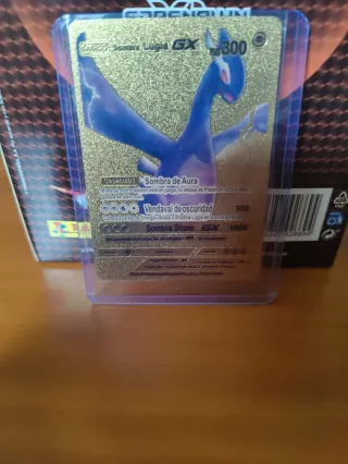 Pokemon Sombra Lugia GX Carta Dorada