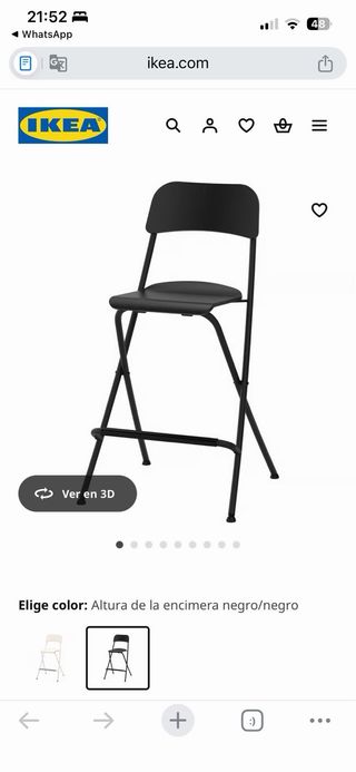 Taburete alto madera y metal