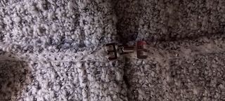 Chaqueta punto gris con brillos