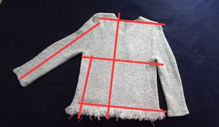 Chaqueta punto gris con brillos