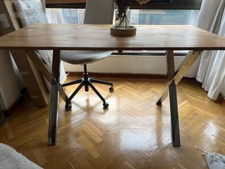 Conjunto Mesa y Banco Madera
