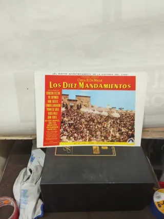 Cartel Original Los Diez Mandamientos