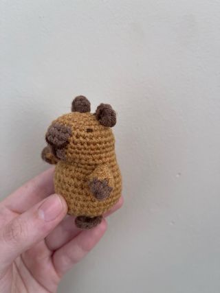 Llavero Capibara Tejido