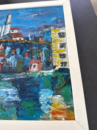 Cuadro abstracto acrílico