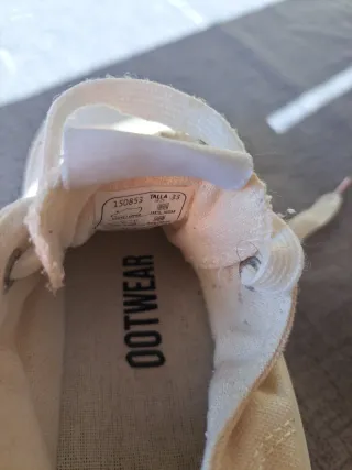 Zapatillas niña rosa y blanco