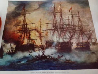 Láminas marinas antiguas imprenta inglesa