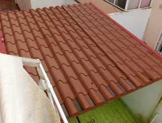 Techo panel sándwich