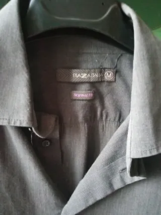 Camicia uomo Piazza Italia grigia taglia M