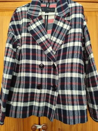 Chaqueta Zara cuadros